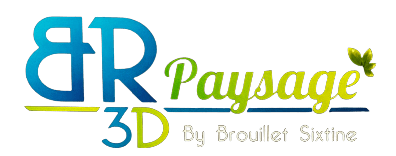 Logo BR Paysage 3D by Brouillet Sixtine - Bureau d'étude paysagère à Cuchery